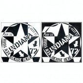 PAIR OF ROBERT INDIANA "GALERI