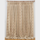 PAIR OF ROBERT KIME LINEN CURT