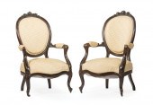 PAIR OF ROCOCO REVIVAL CARVED
