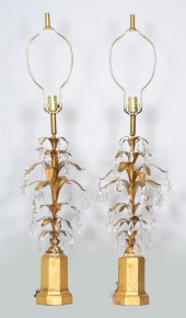 PAIR OF ROCOCO STYLE GILT META
