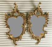 PAIR OF ROCOCO STYLE GILTWOOD