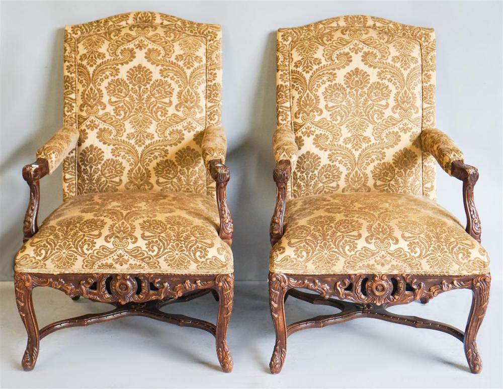 PAIR OF ROCOCO STYLE MAHOGANY