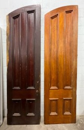 PAIR OF ROMANESQUE REVIVAL DOO