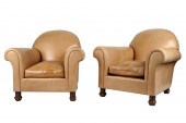 PAIR OF ROSE TARLOW LEATHER CL