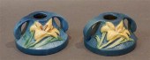 PAIR OF ROSEVILLE BLUE ZEPHYR