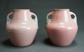 PAIR OF ROSEVILLE POTTERY TUSC