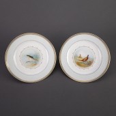 Pair of Royal Crown Derby Plat