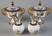 PAIR OF ROYAL CROWN DERBY LAND