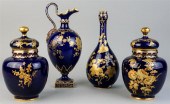PAIR OF ROYAL CROWN DERBY GILT