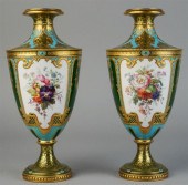 PAIR OF ROYAL CROWN DERBY FLOR