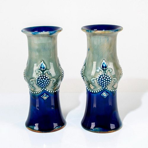 PAIR OF ROYAL DOULTON ART NOUVEAU