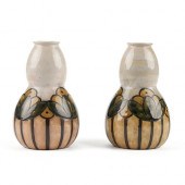 PAIR OF ROYAL DOULTON ARTS & C