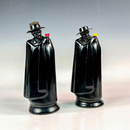 PAIR OF ROYAL DOULTON DECANTERS,
