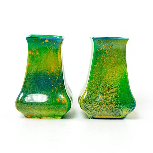 PAIR OF ROYAL DOULTON GLAZED