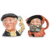 PAIR OF ROYAL DOULTON TOBY JUG