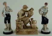 PAIR OF ROYAL DUX BOHEMIA PORC