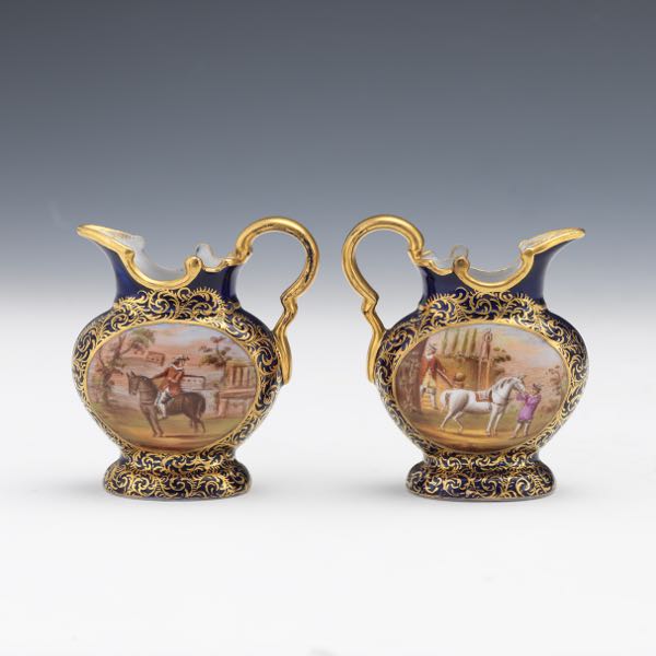 PAIR OF ROYAL VIENNA CREAM