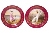 PAIR OF ROYAL VIENNA MYTHOLOGI