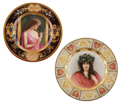 PAIR OF ROYAL VIENNA PORCELAIN