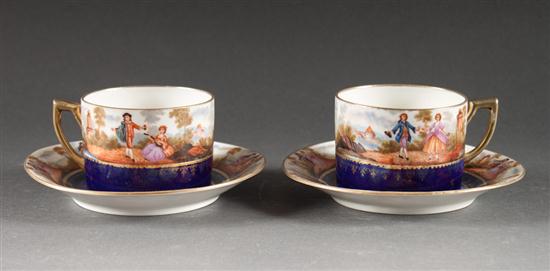 Pair of Royal Vienna style
