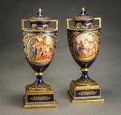 PAIR OF ROYAL VIENNA-TYPE MYTH