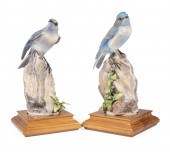 PAIR OF ROYAL WORCESTER DOROTH