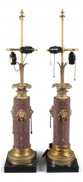 PAIR OF RUPERT HOBBS ORMOLU-MO