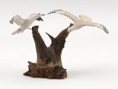 PAIR OF RUSS P. BURR MINIATURE