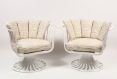PAIR OF RUSSELL WOODARD ALUMIN