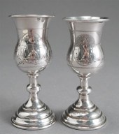 PAIR OF RUSSIAN 84-SILVER KIDD