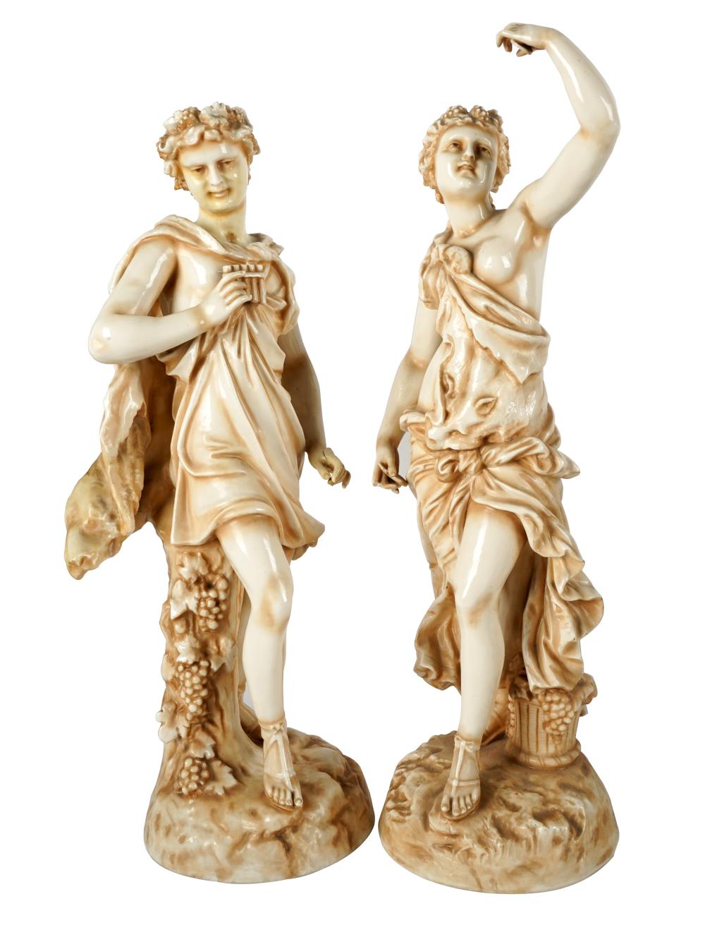PAIR OF R.W. RUDOLSTADT STRAUSS AND