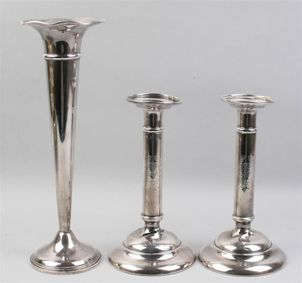 PAIR OF S. KIRK & SON CO. SILVER