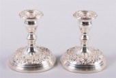 PAIR OF S. KIRK & SON SILVER W
