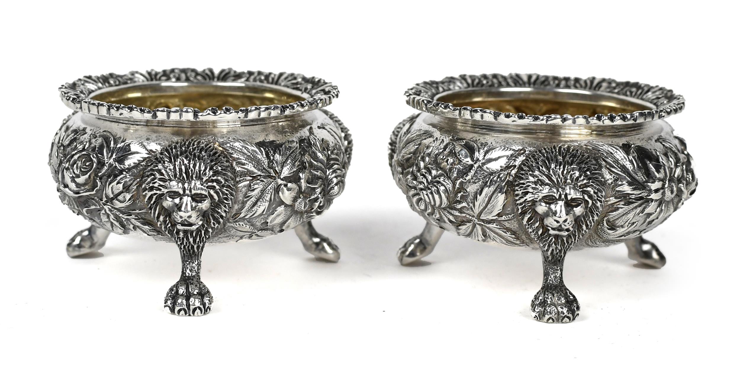 PAIR OF S. KIRK & SON STERLING