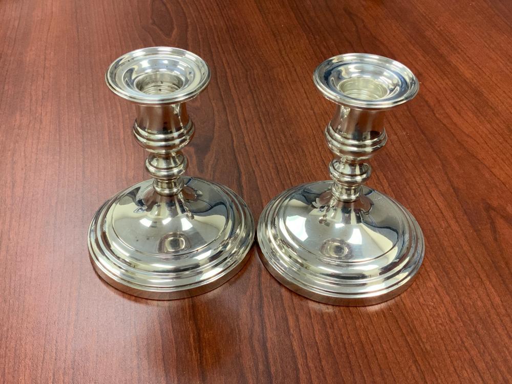 PAIR OF S. KIRK AND SON WEIGHTED