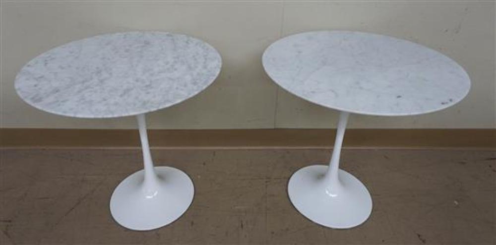 PAIR OF SAARINEN STYLE WHITE