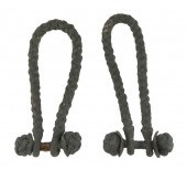 PAIR OF SAILOR-MADE ROPEWORK B