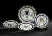 Pair of Samson Armorial Porcel