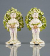 PAIR OF SAMSON CHELSEA PORCELA