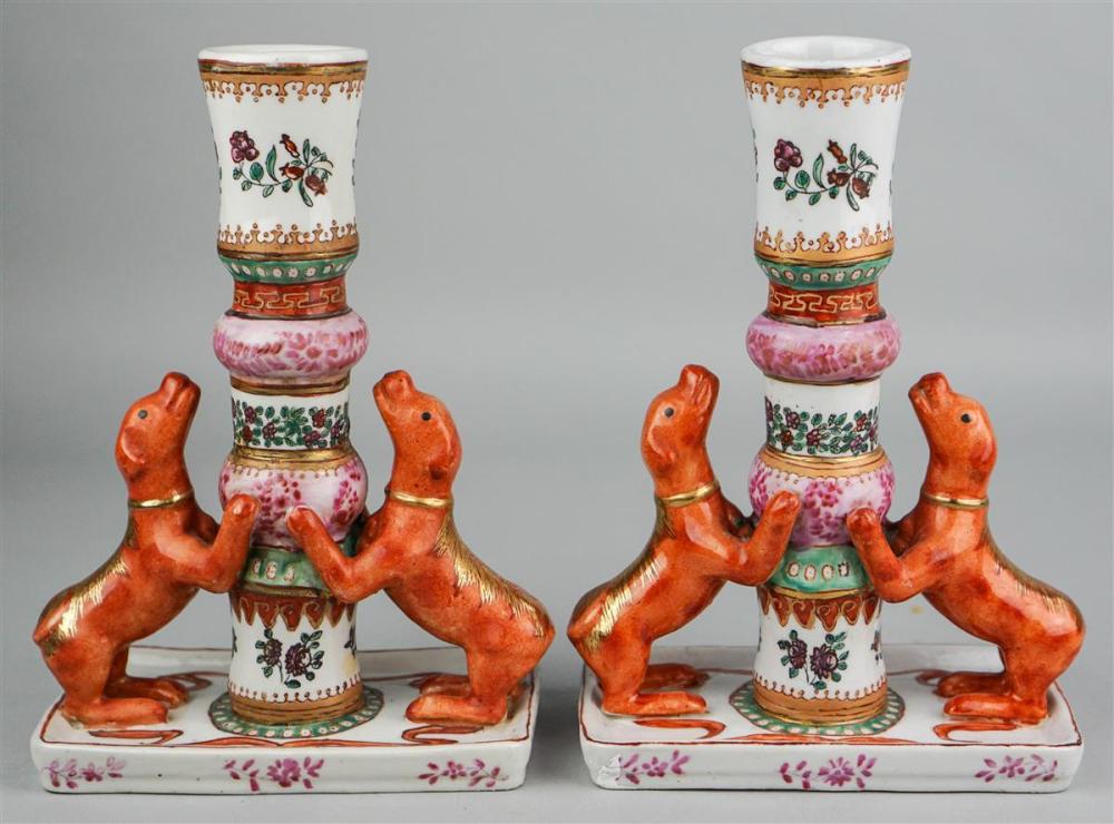 PAIR OF SAMSON CHINESE EXPORT STYLE