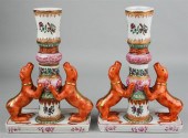 PAIR OF SAMSON CHINESE EXPORT