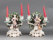 Pair of Samson porcelain bocag