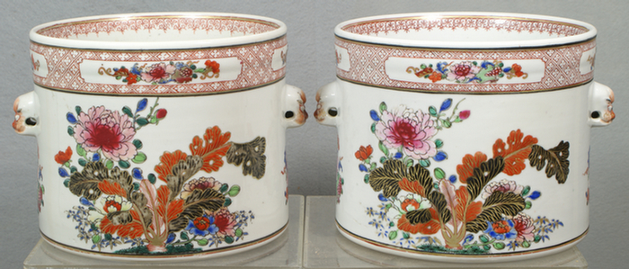 Pair of Samson porcelain cache