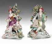 Pair of Samson porcelain figur
