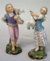 Pair of Samson porcelain figur