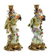 Pair of Samson style gilt bron