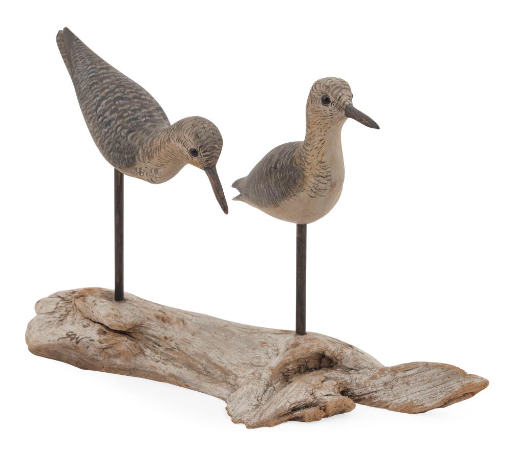 PAIR OF SANDERLINGS BY STEVE WEAVER