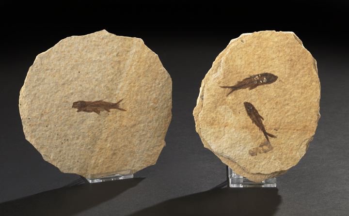 Pair of Sandstone Plates with