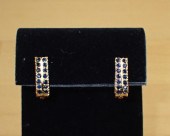 PAIR OF SAPPHIRE AND TWENTY-TW