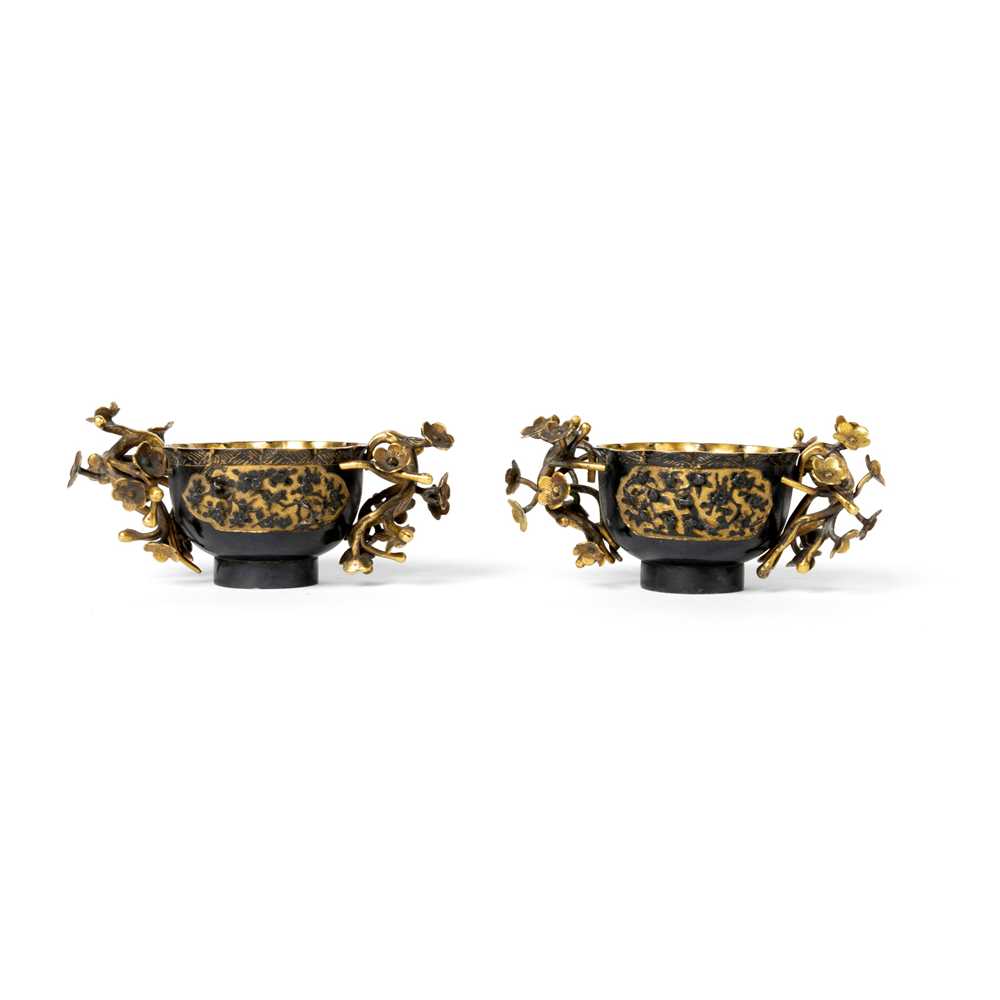 PAIR OF 'SAWASA' PARCEL-GILT